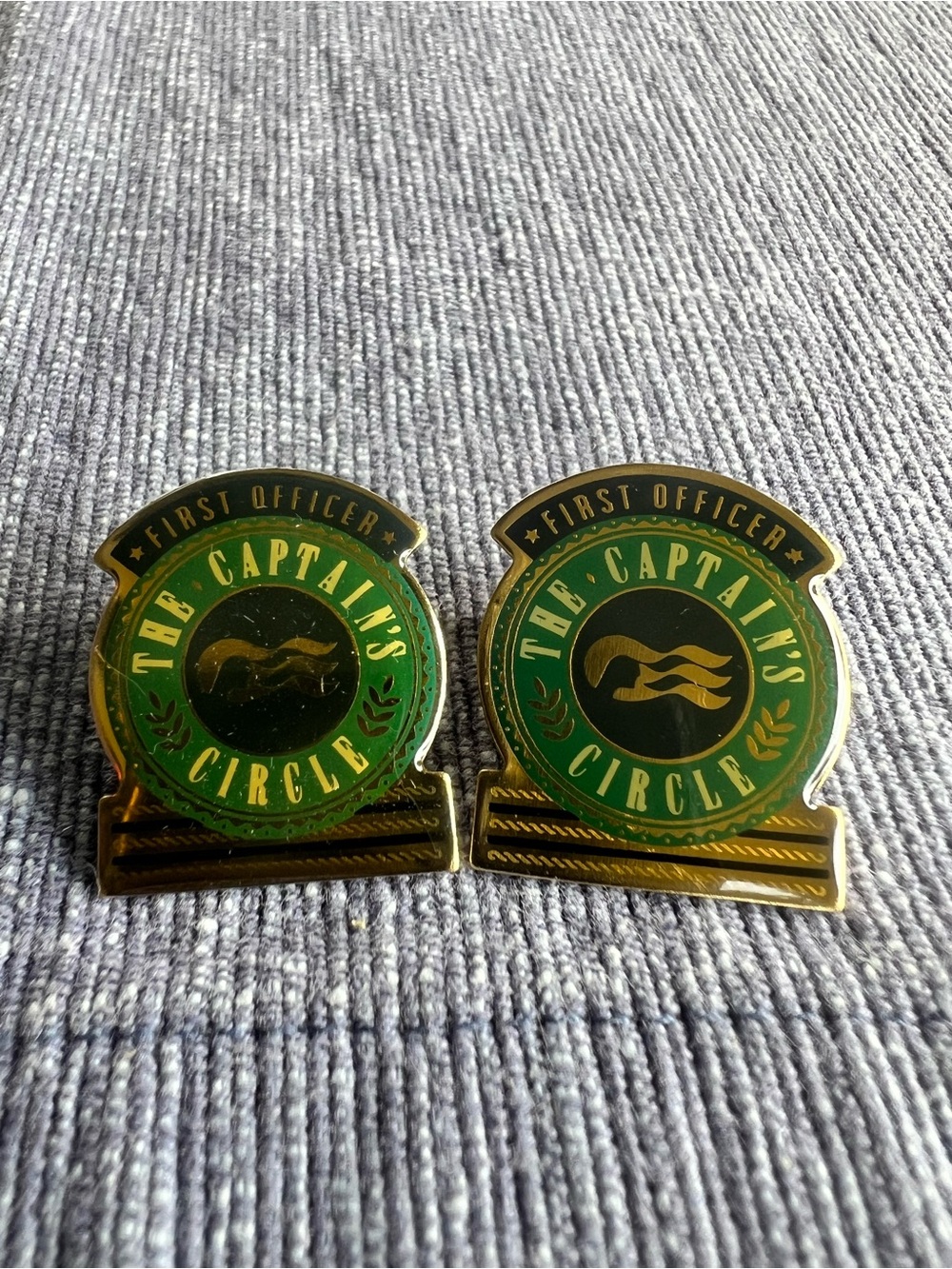 Princess Cruise Line Captain’s Circle First Officer Pin (Set of 2)